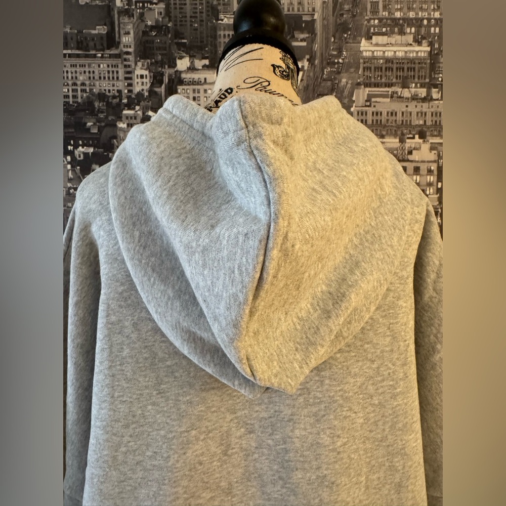 Grey Hooded Sweatshirt Dress - Picture 4 of 13